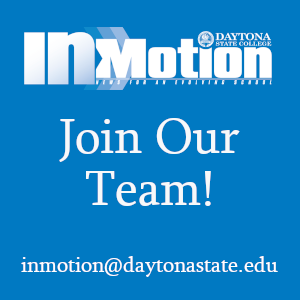 Join In Motion team. Email to inmotion@daytonastate.edu