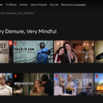 Screenshot of Netflix Category: Very Demure, Very Mindful